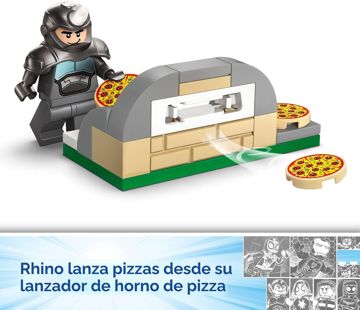 LEGO Marvel Spidey en su motocicleta contra Rhino 11206 | Juguetes...