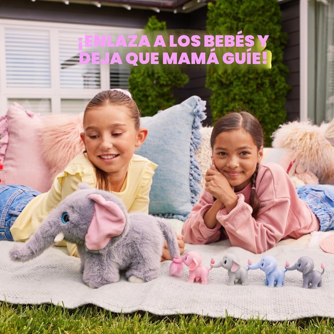 Pets Alive Mamá Elefante y Bebé Sorpresa de ZURU | Bebés sorpresa p...