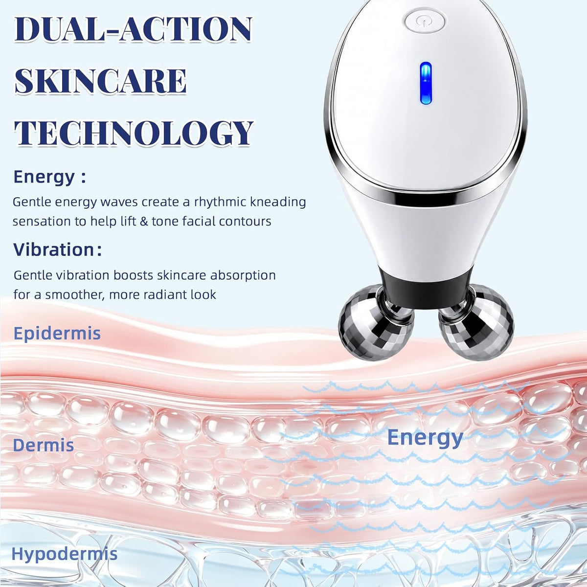 Masajeador facial eléctrico, herramienta de masaje para esculpir ro...