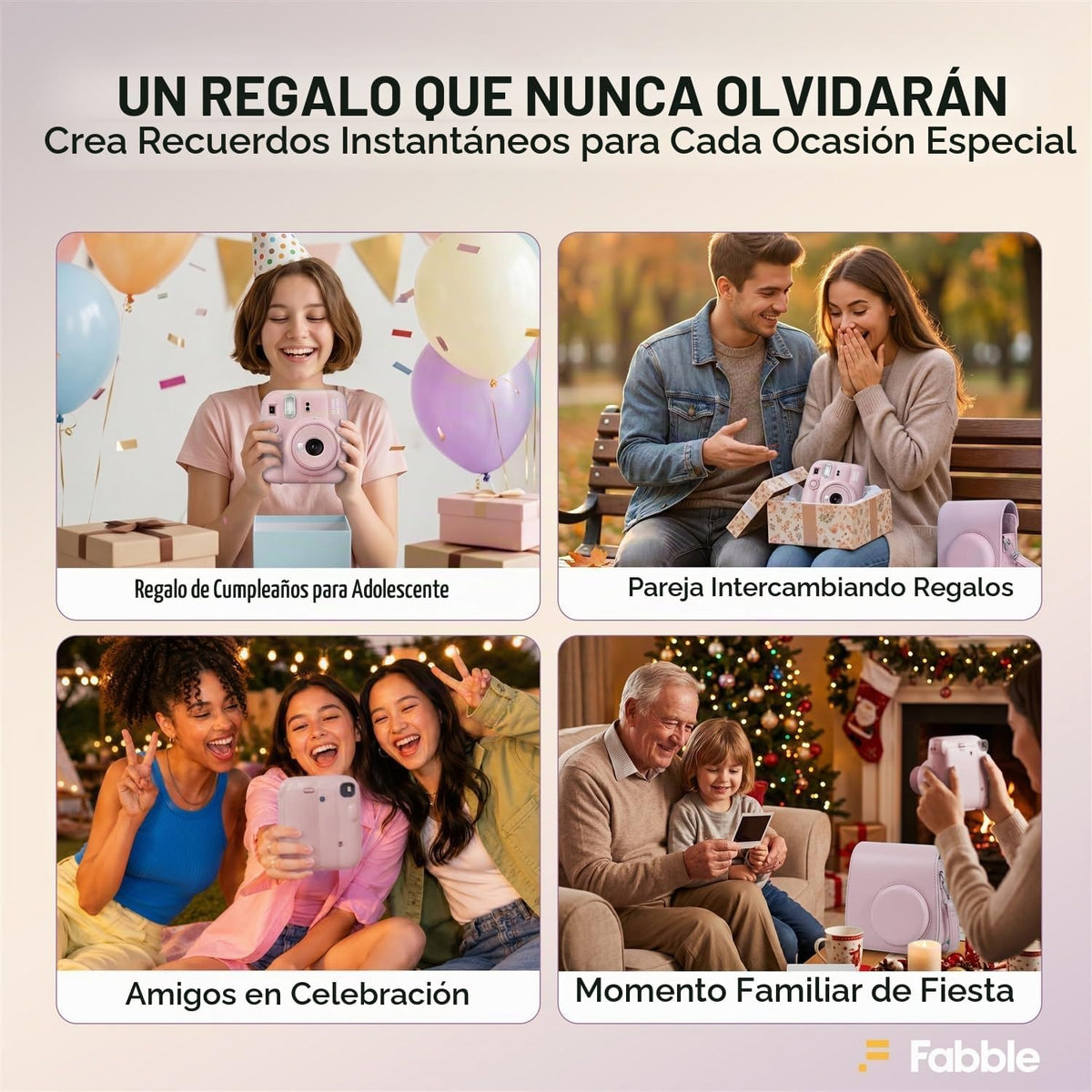FUJIFILM INSTAX MINI 13 - Cámara de película instantánea color rosa...