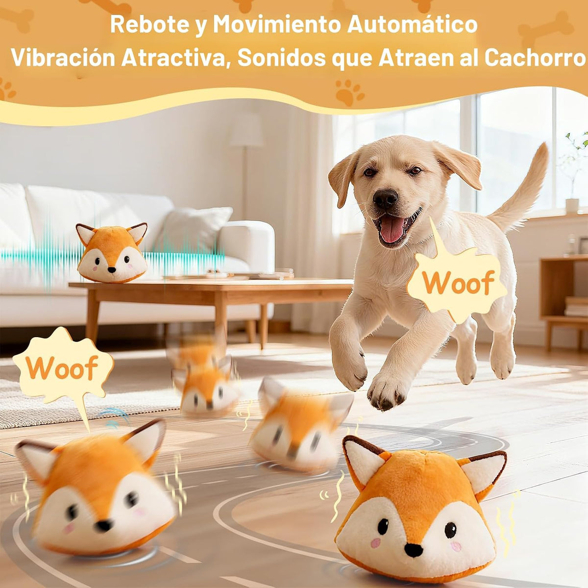 VYsTN Juguete automático para cachorros para aliviar la ansiedad y...