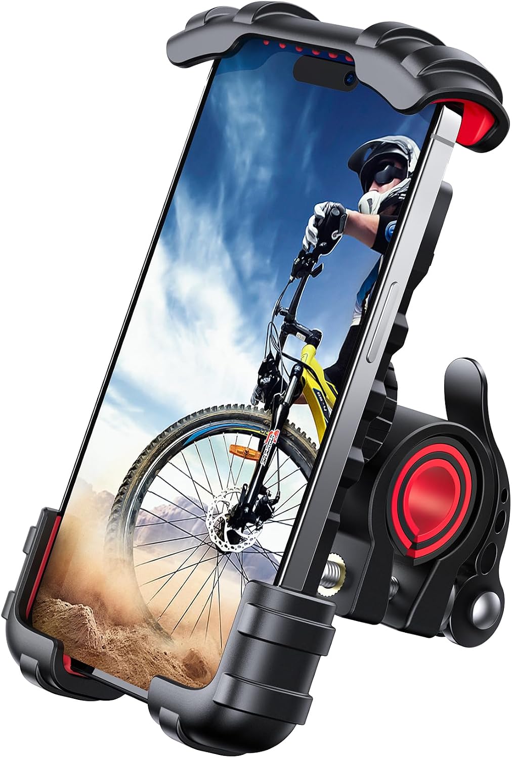 Lamicall Soporte para teléfono de bicicleta, soporte de teléfono pa...