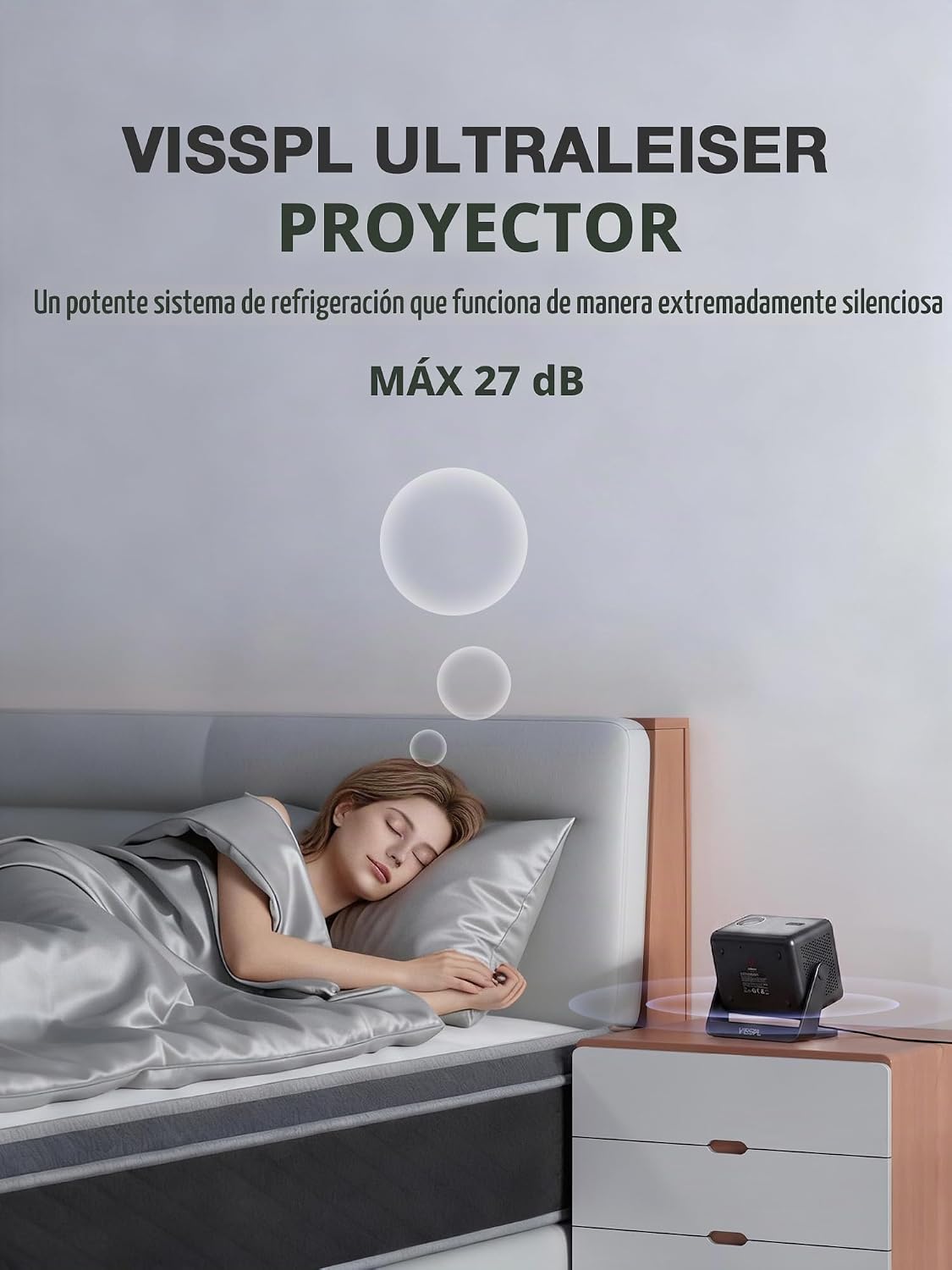 [Ahora con Netflix y 3500ANSI] Proyector inteligente 4K con WiFi y...