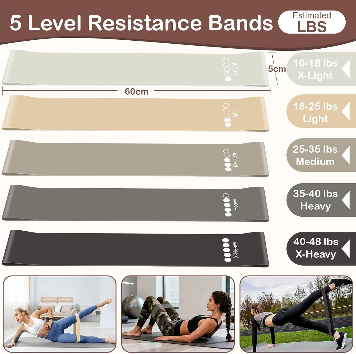 Hoedia Kit de Pilates de 17 Piezas para Mujeres, Equipo de Pilates...