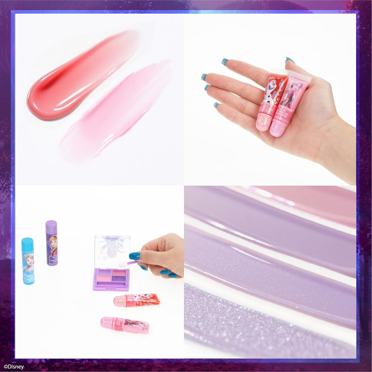Conjunto de maletín mini tren de belleza de Frozen de Disney incluy...