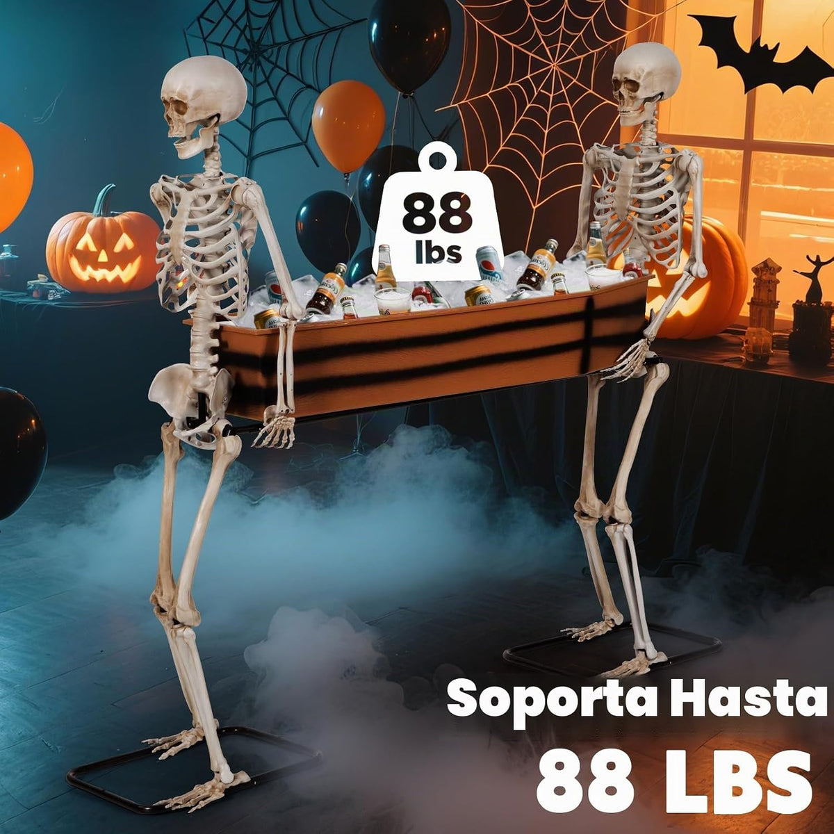 Quntis Esqueleto gigante para decoración de fiesta de Halloween al...