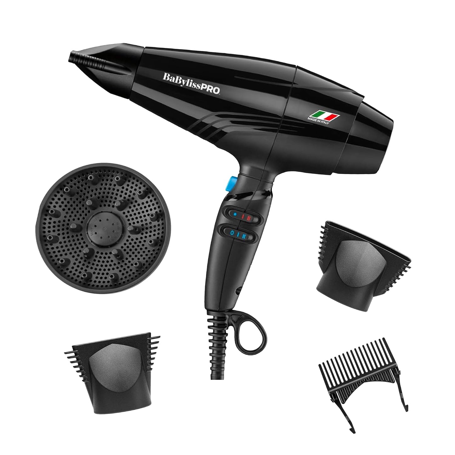 BaBylissPRO Secador de pelo, Nano Titanium Rapido 2000 vatios secad...