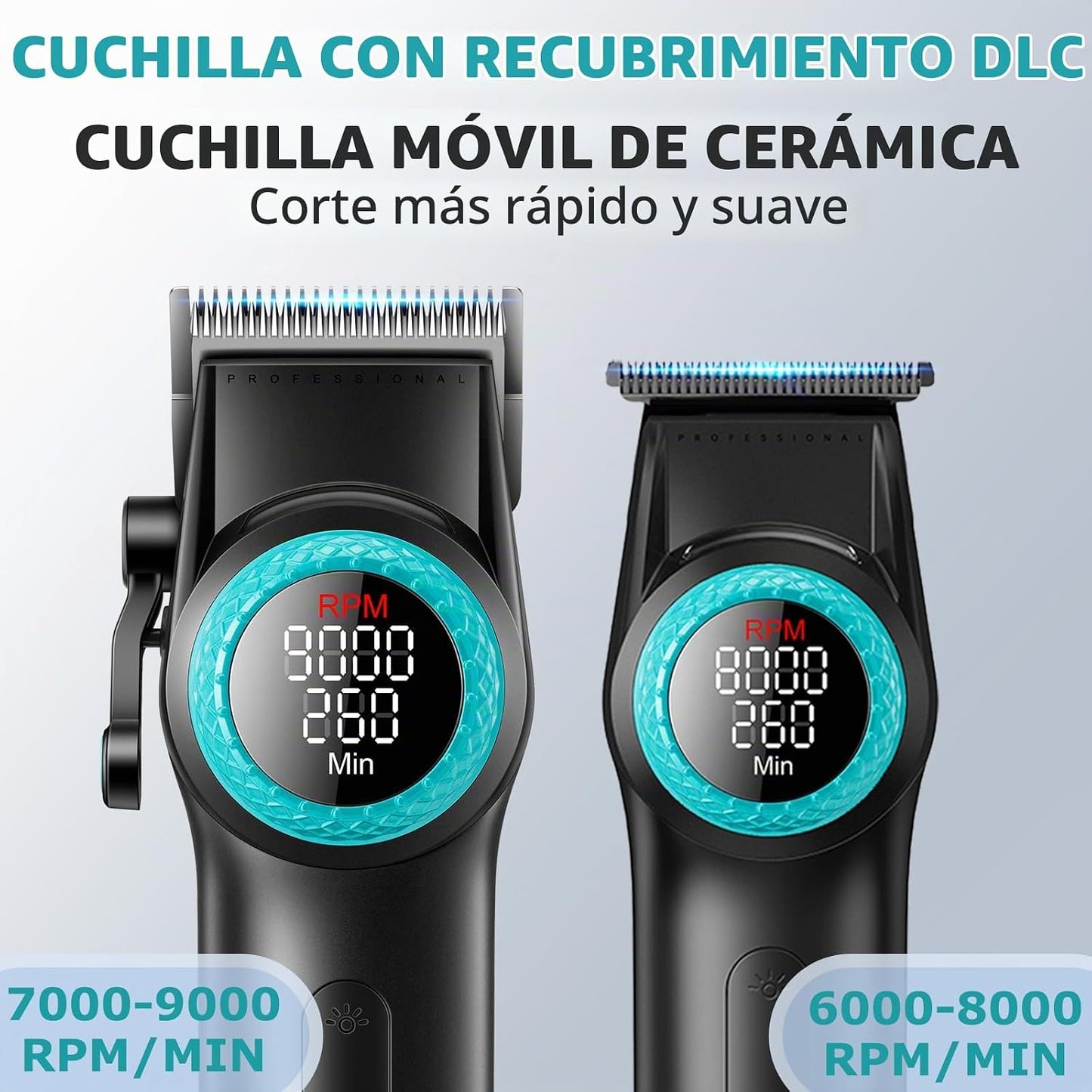 VGR 001 y 977 - Cortadoras de pelo profesionales para hombres, cort...