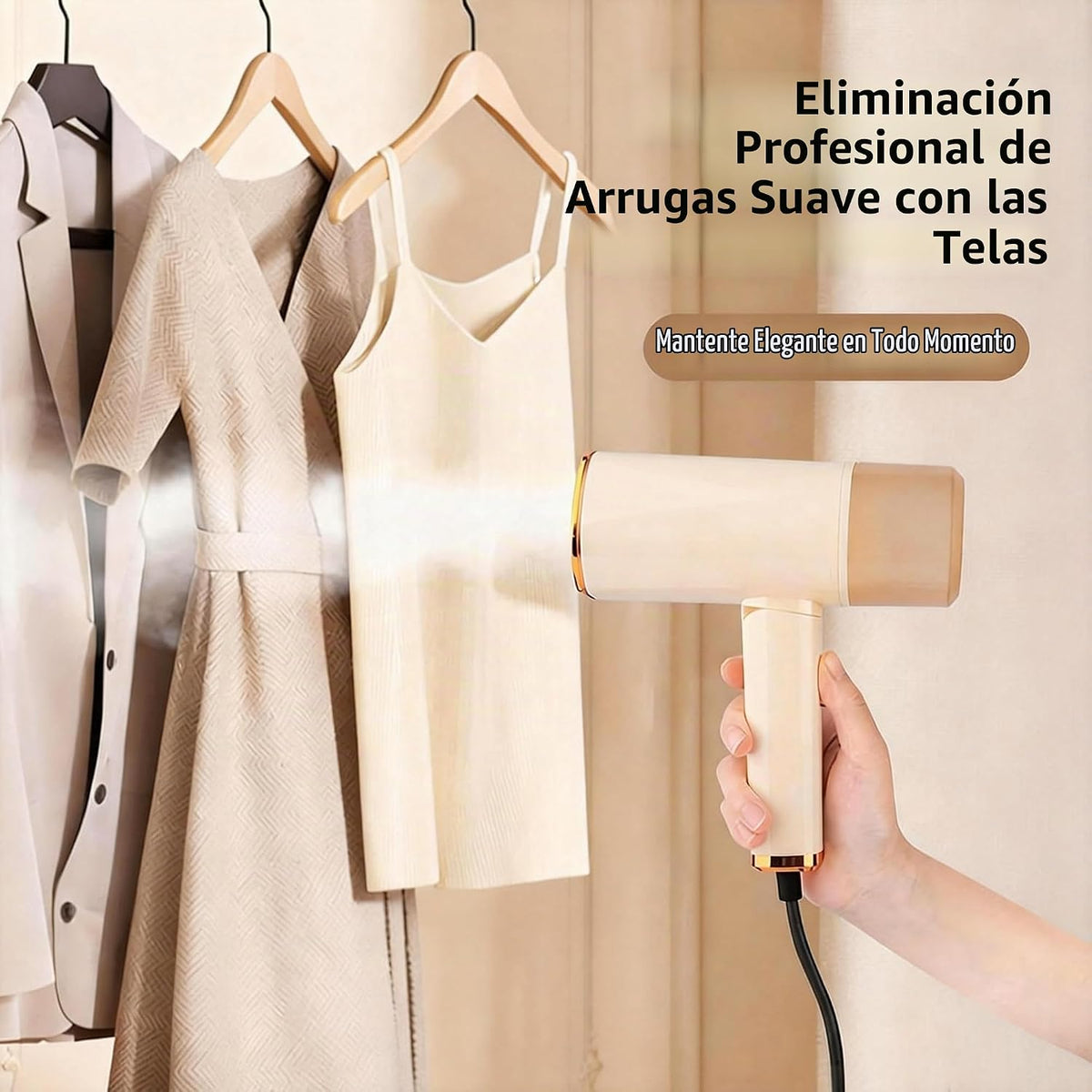Toplepor Vaporizador portátil para ropa de viaje, calentamiento ráp...