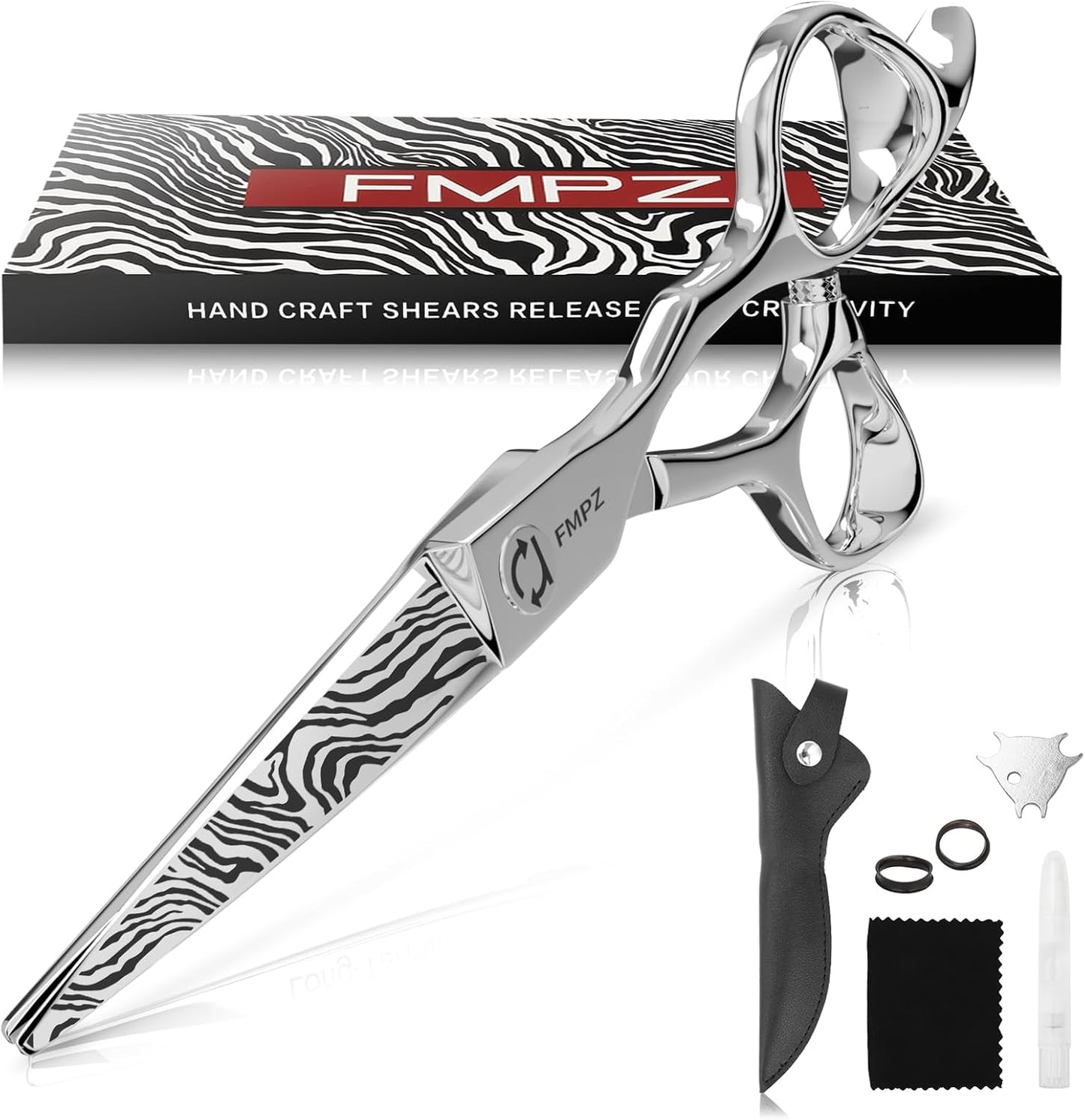 FMPZ Tijeras de corte de cabello profesionales, tijeras de peluquer...