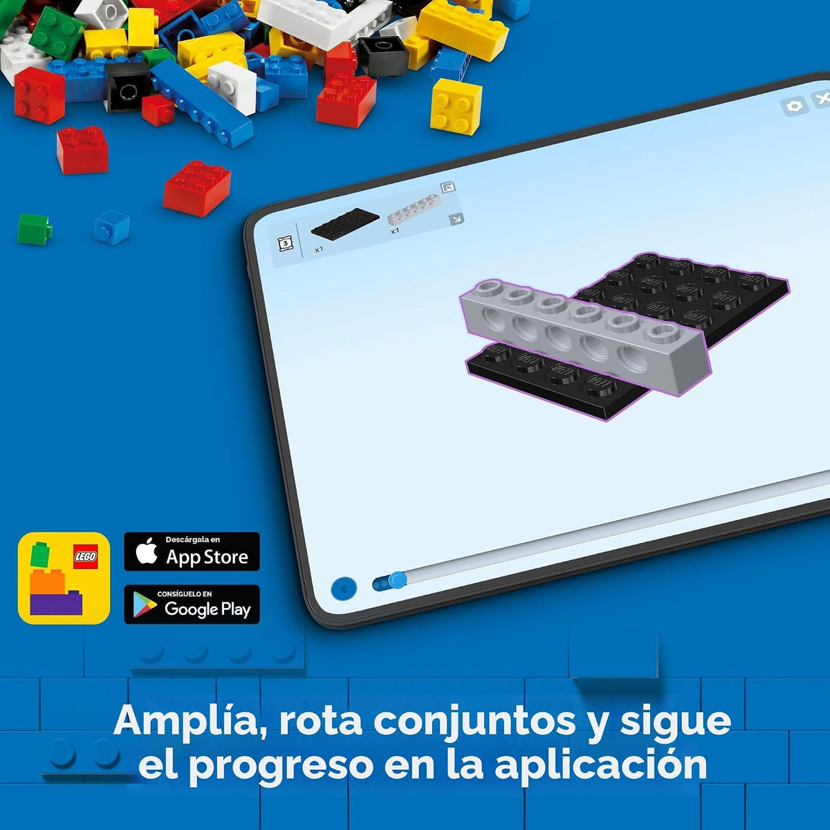 LEGO Coche de policía de la ciudad y persecución de autos musculare...