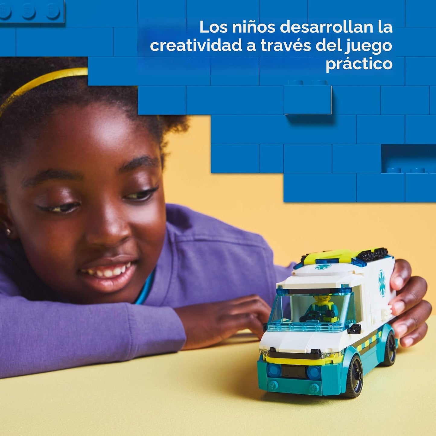 LEGO City Ambulancia de Emergencia - Juguete de Construcción Sensor...
