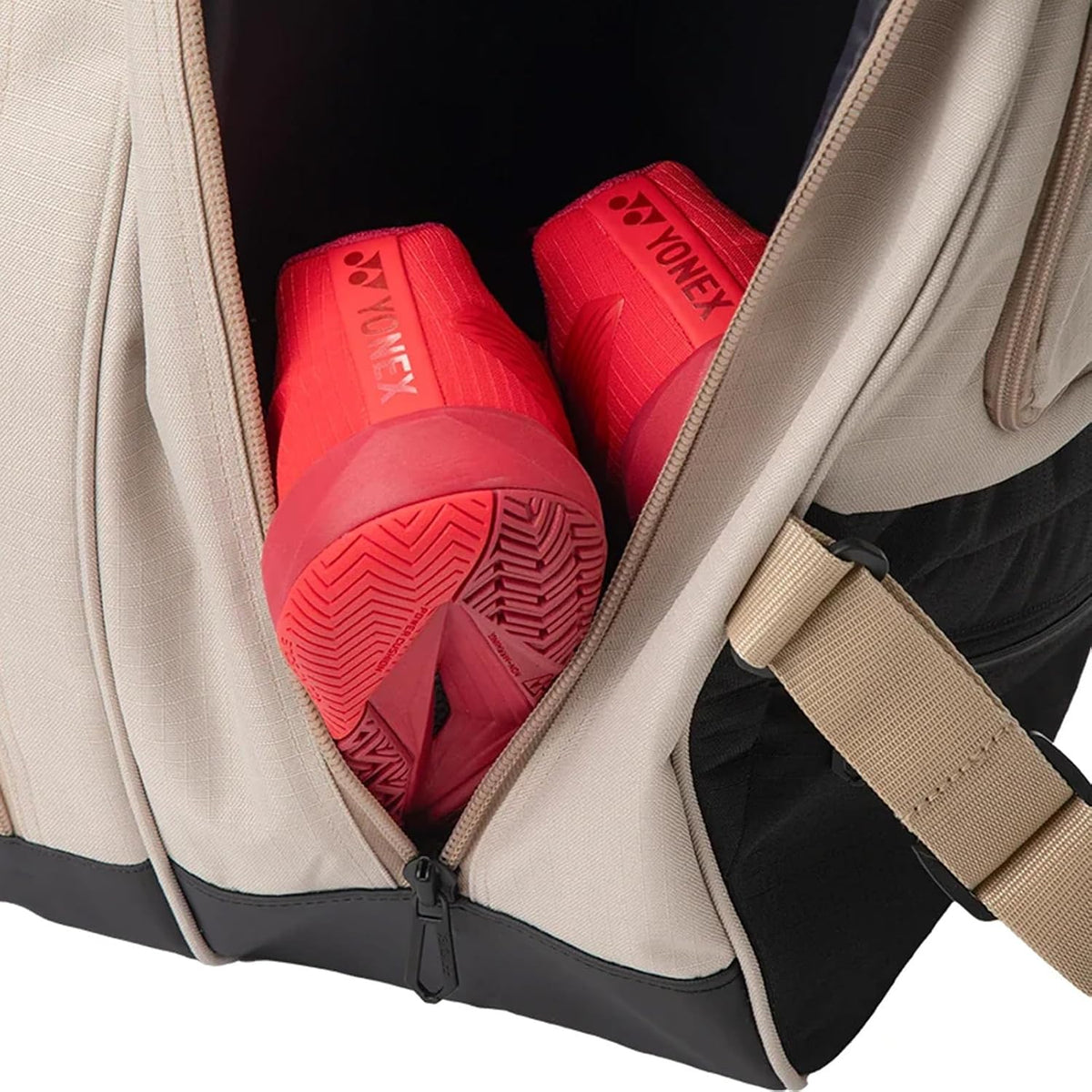 YONEX GEALOGIC Mochila deportiva unisex con compartimento para zapa...