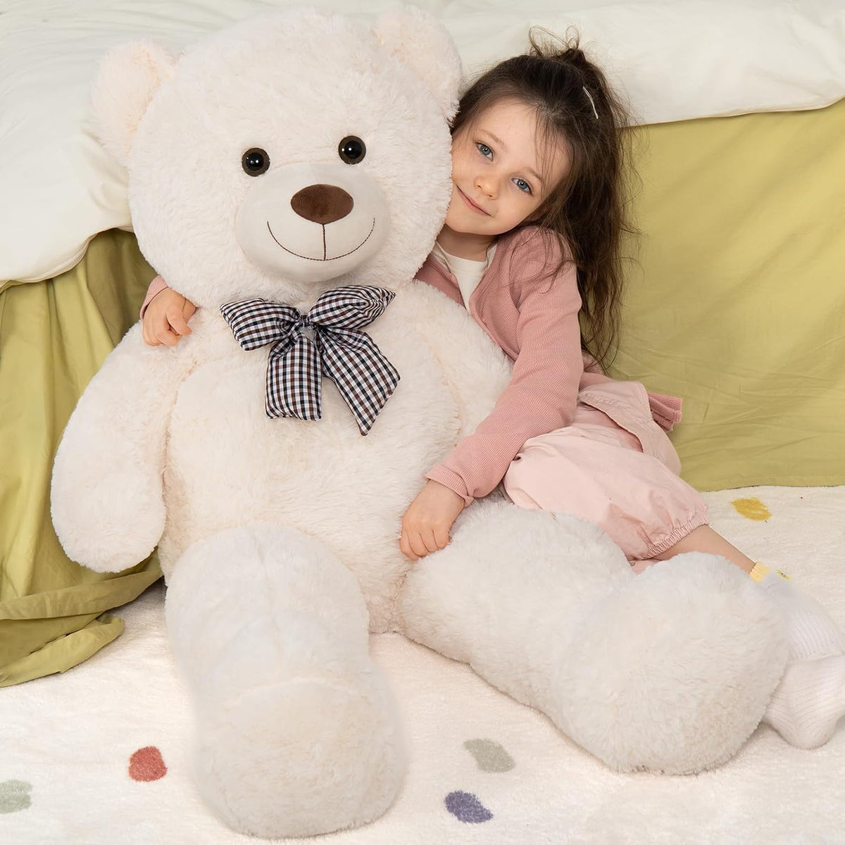 MaoGoLan Oso de peluche gigante grande de 4 pies, oso de peluche pa...