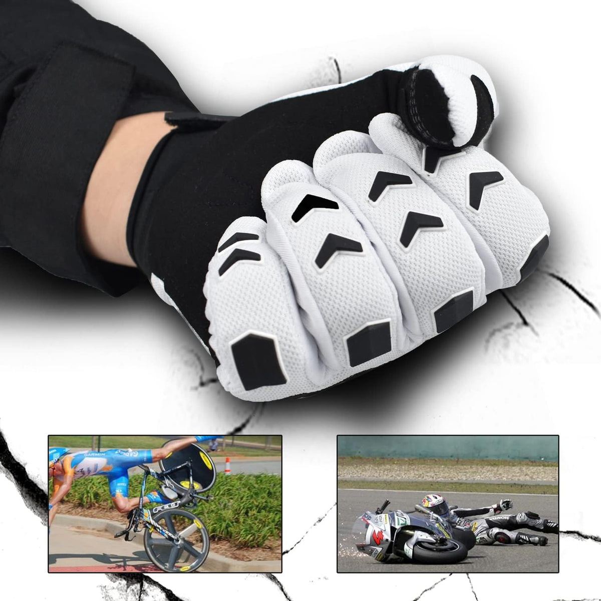CHCYCLE - Guantes para bicicleta de montaña, motocross y ATV para h...