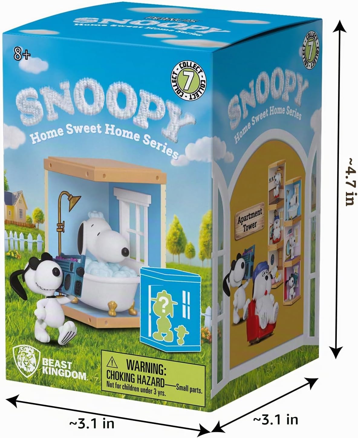 YuMe Peanuts Snoopy Hero Box - Caja ciega Home Sweet Home Series My...