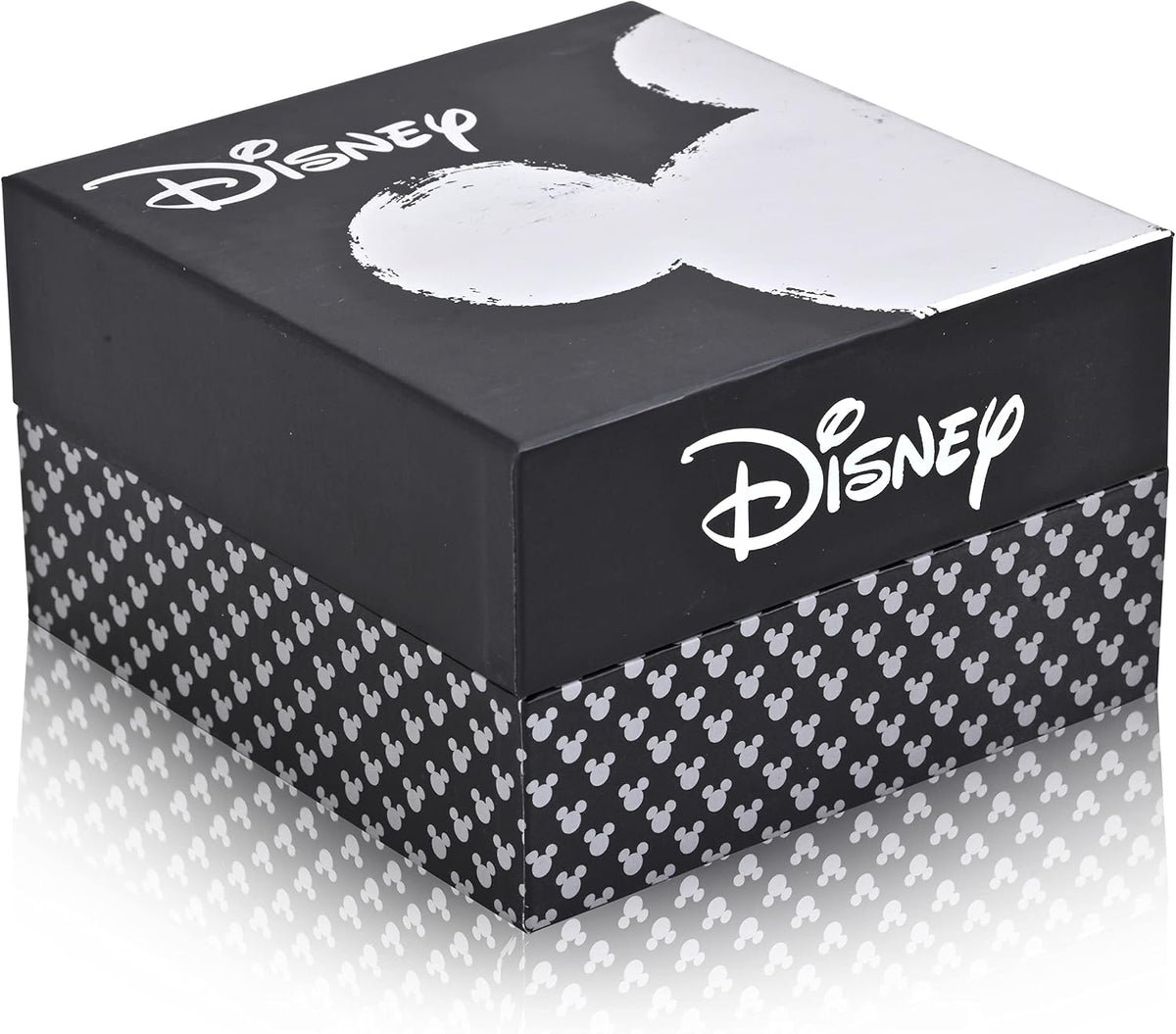 Disney Mickey Mouse - Reloj de pulsera con dije plateado para niños...