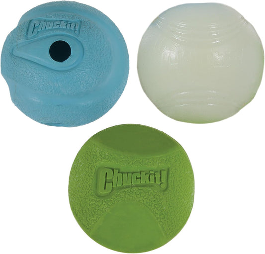 Chuckit! Fetch Pack Pelotas para Perros - Juguetes Interactivos par...