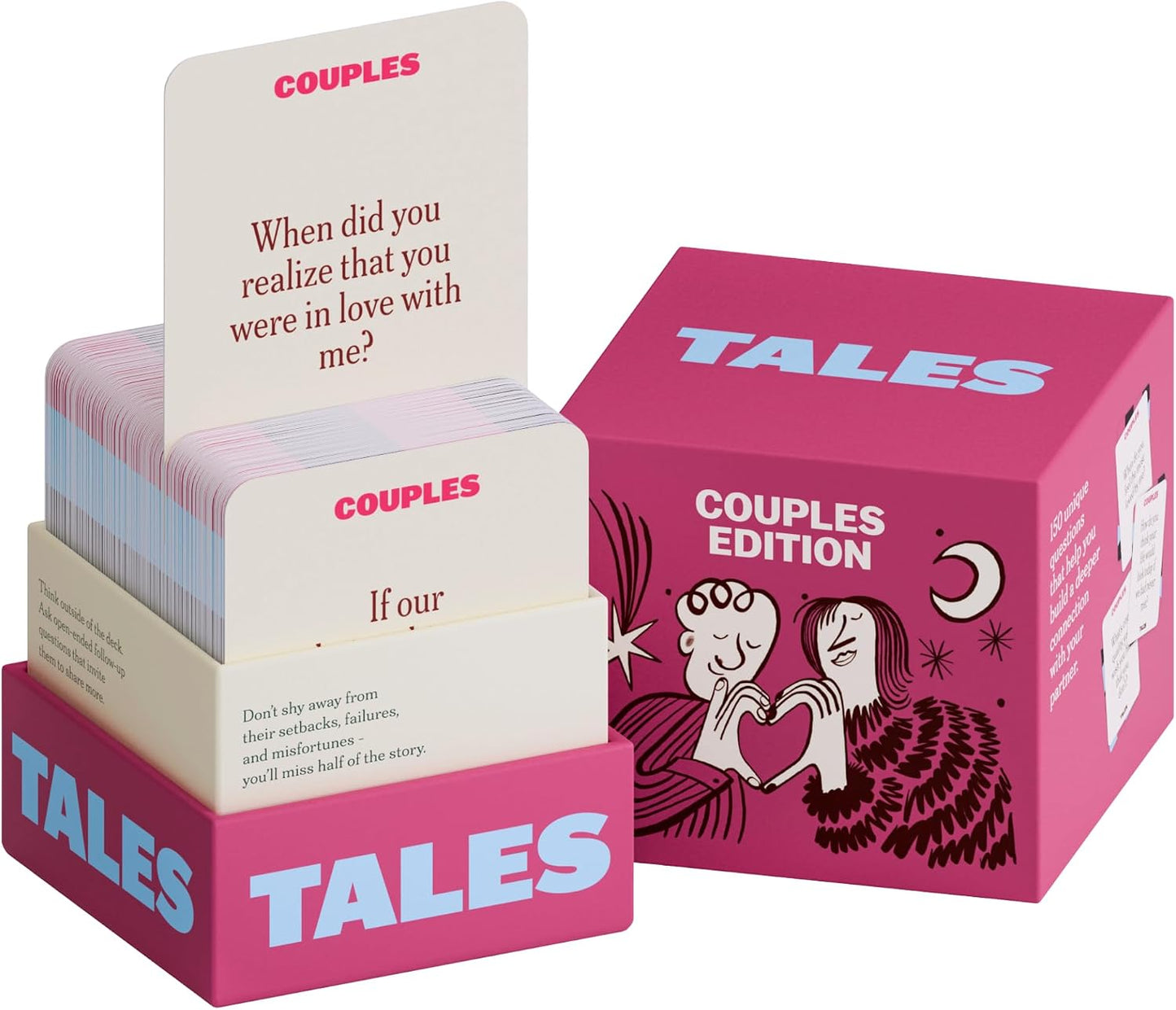 TALES 150 tarjetas de inicio de conversación, edición para parejas,...