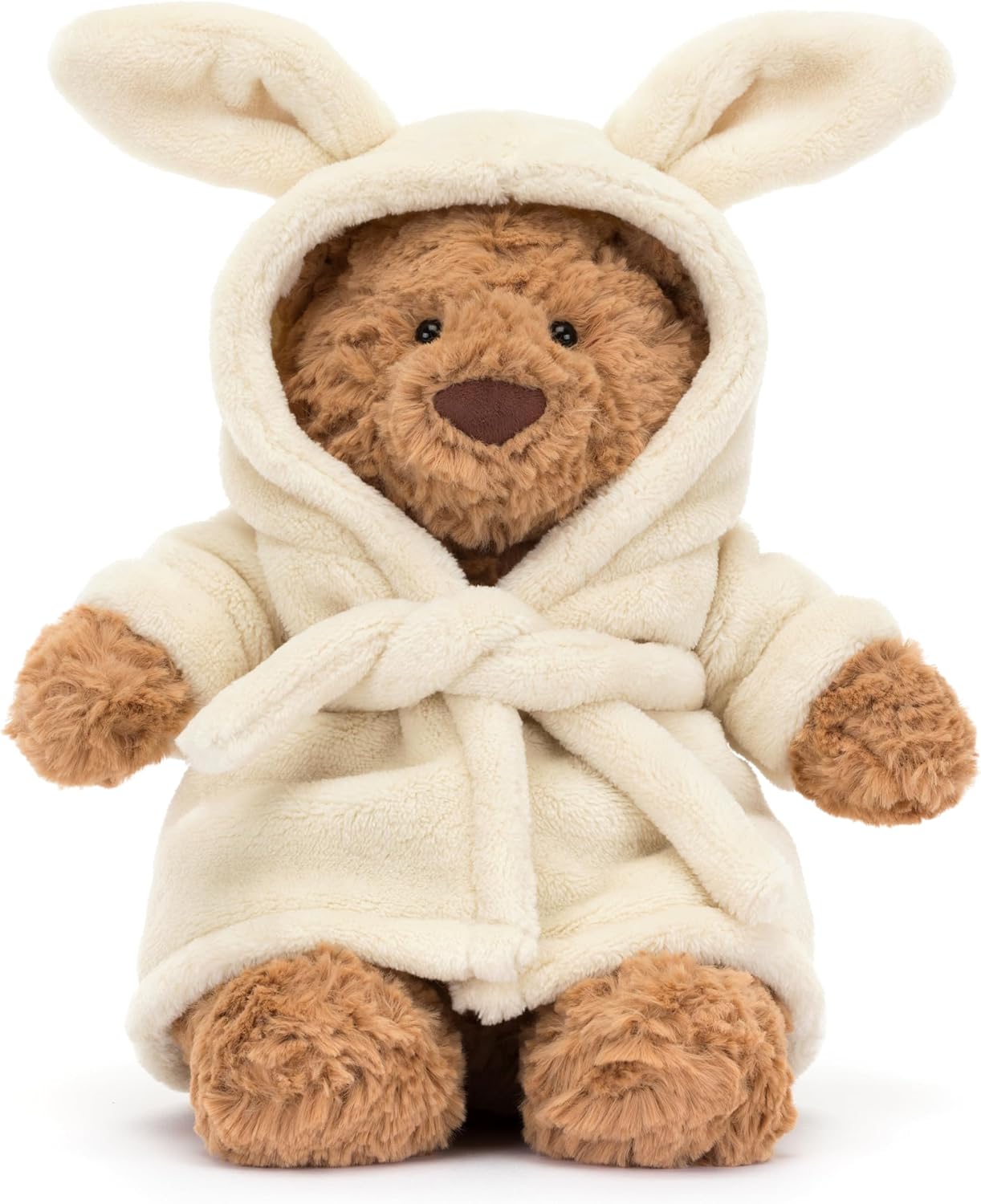 Jellycat Oso Bartholomew con Albornoz Peluche, 10 pulgadas - Oso de...