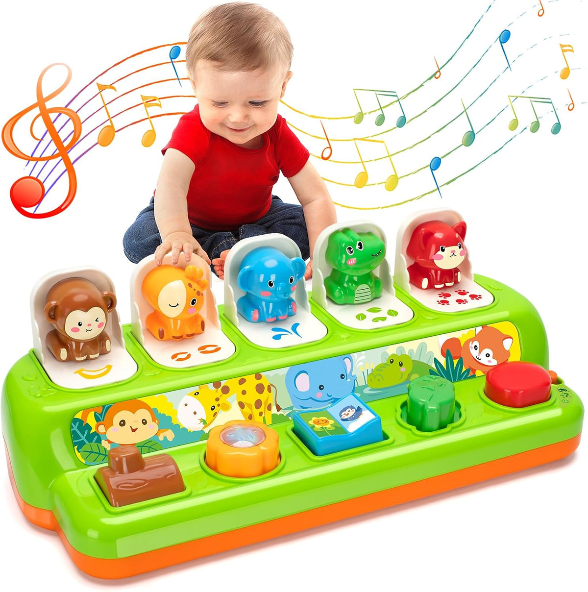 Duchong Juguetes emergentes para niños y niñas de 1 año, juguetes i...