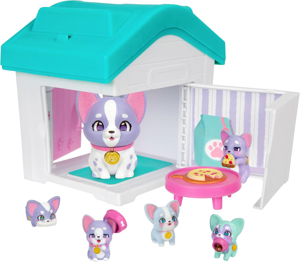 Little Live Pets Paquete de juego de casa para perros, colección Ma...