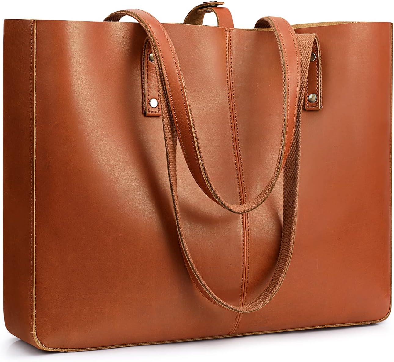 S-ZONE Bolso de hombro de piel auténtica para mujer, bolso de mano...