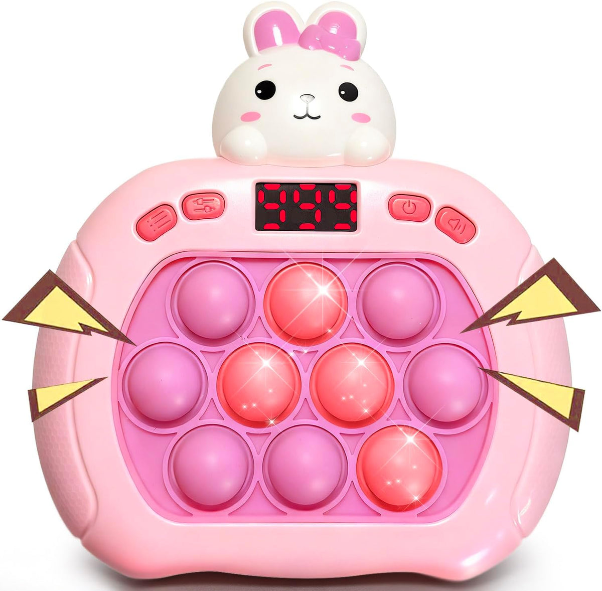 Lesipee Consola de juegos de empuje rápido para niños, juguete de b...