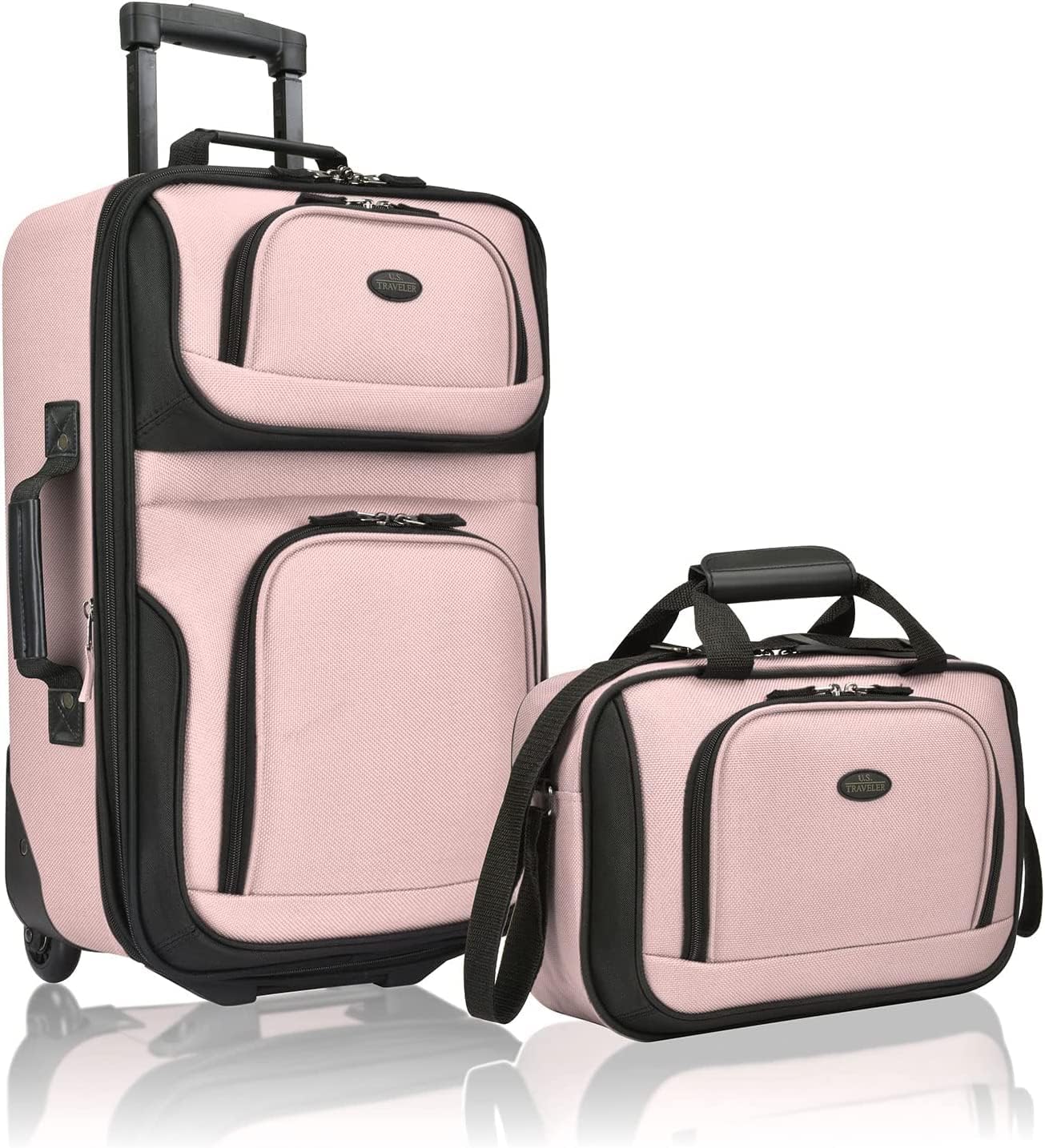 Maleta de cabina con ruedas, expandible, ligera U.S. Traveler Rio,...