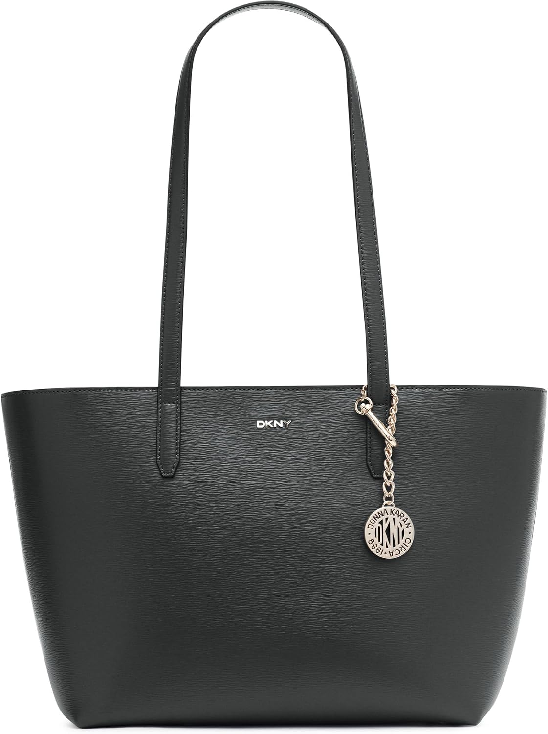 DKNY - Bolso de mano mediano de cuero para mujer Bryant | 15,2 pulg...