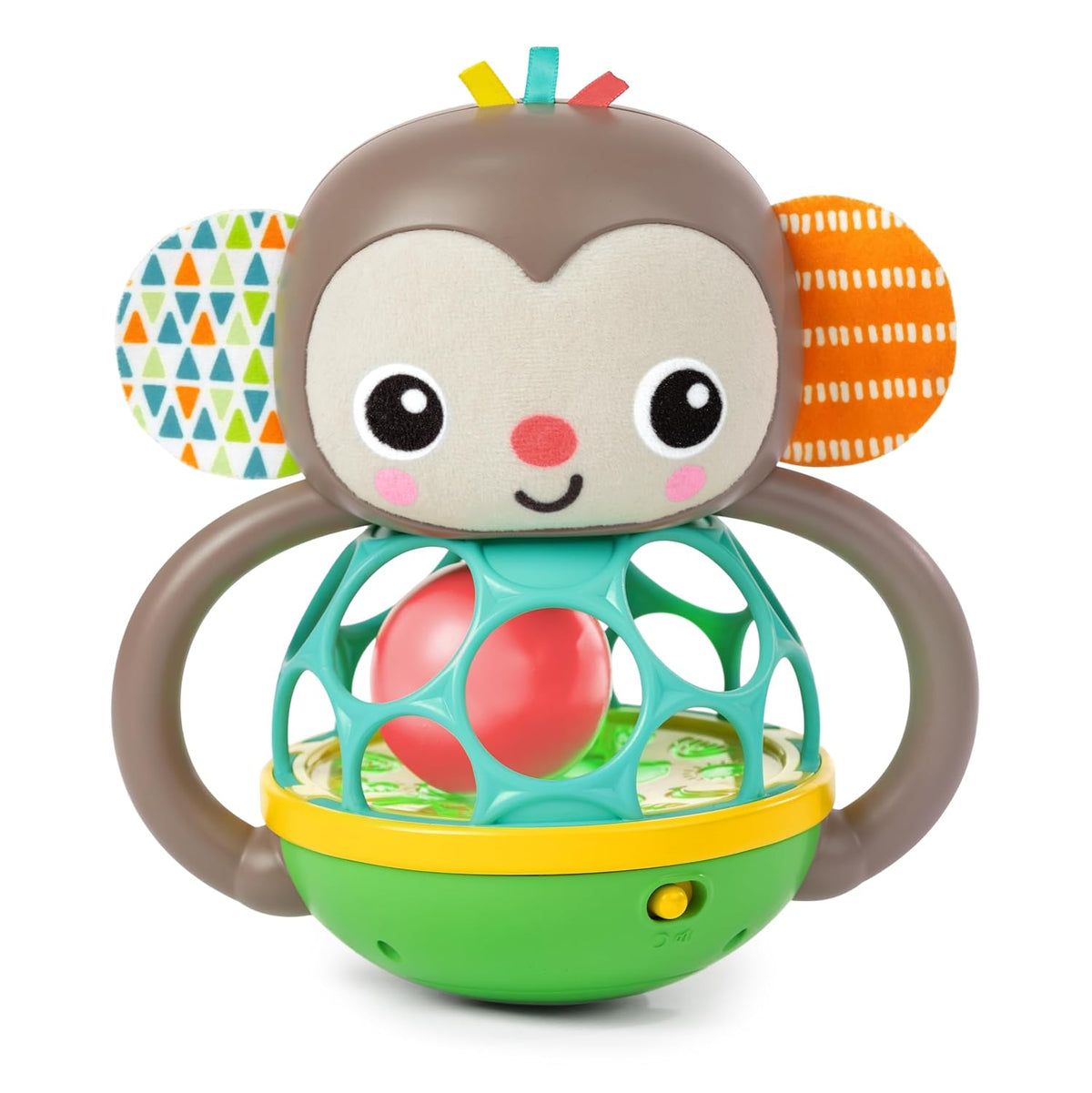 Bright Starts Grab &amp; Giggle Monkey - Juguete Sonajero Musical I...
