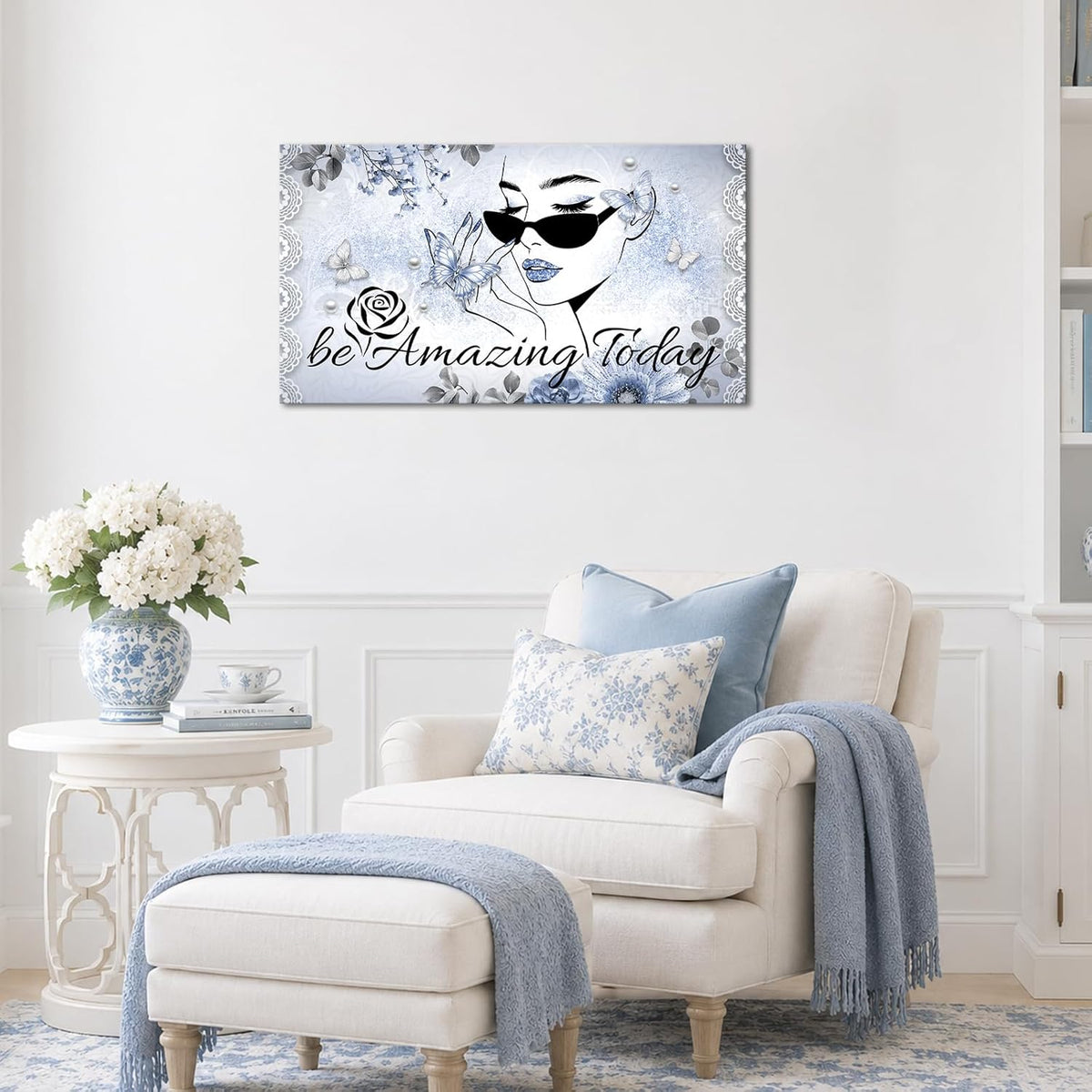 Biuteawal Arte de pared para mujer, citas inspiradoras, impresión a...