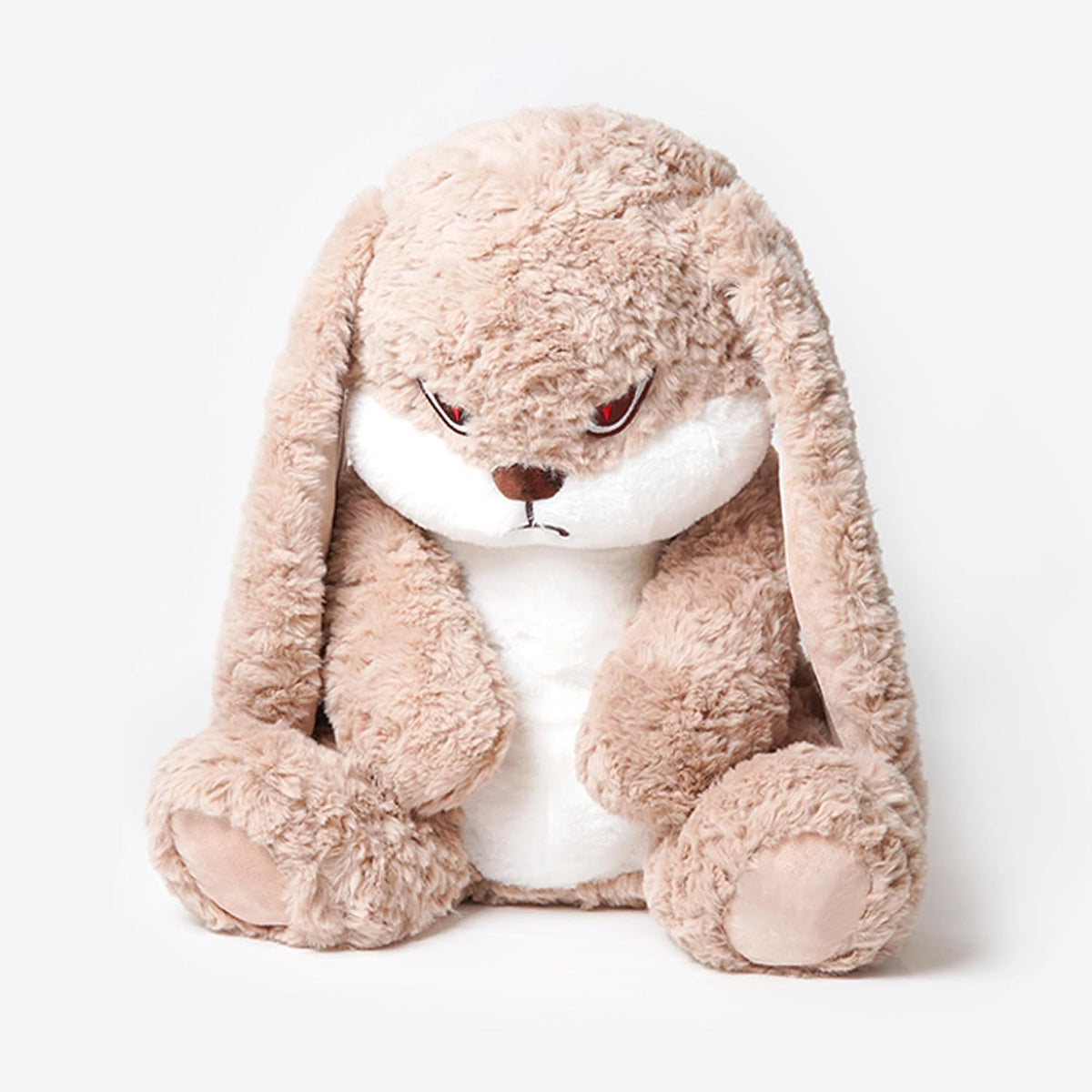 ZEIO Grumpy Bunny - Peluche de conejo de peluche de 15.7 pulgadas c...