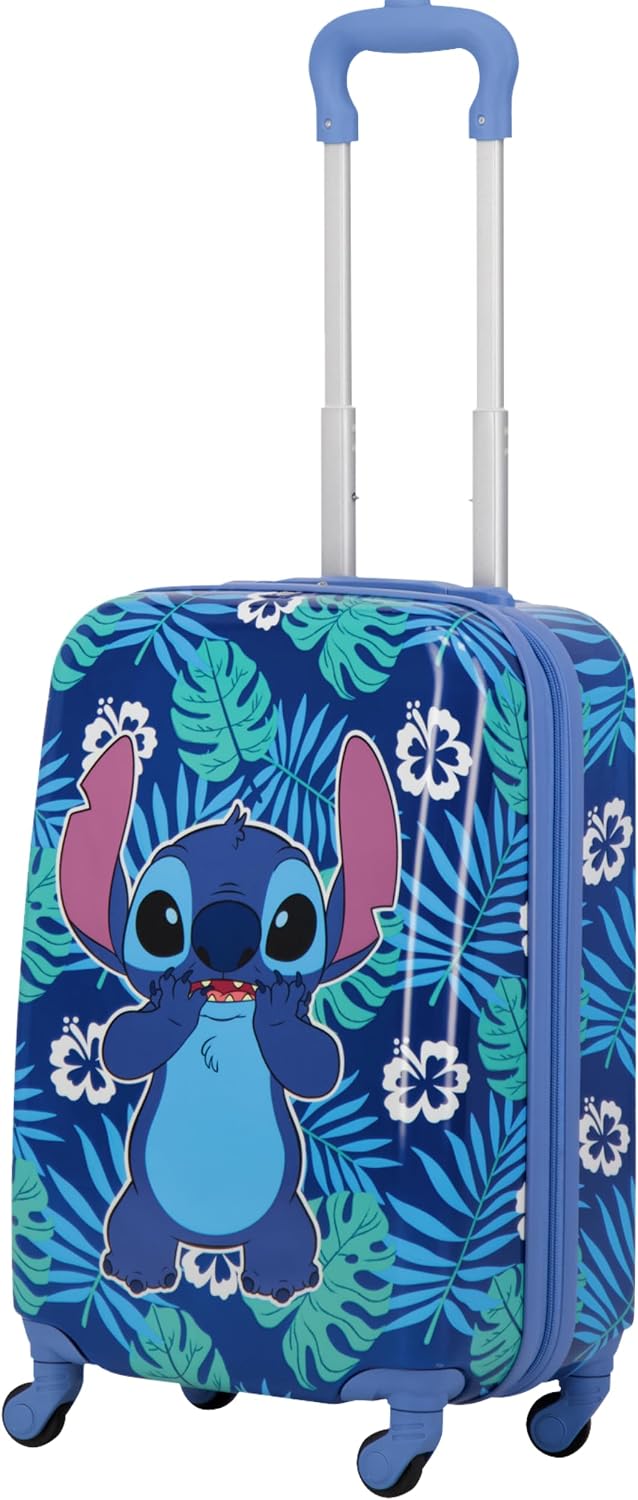 FUL Disney Stitch - Equipaje de mano para niños, 21 pulgadas, color...