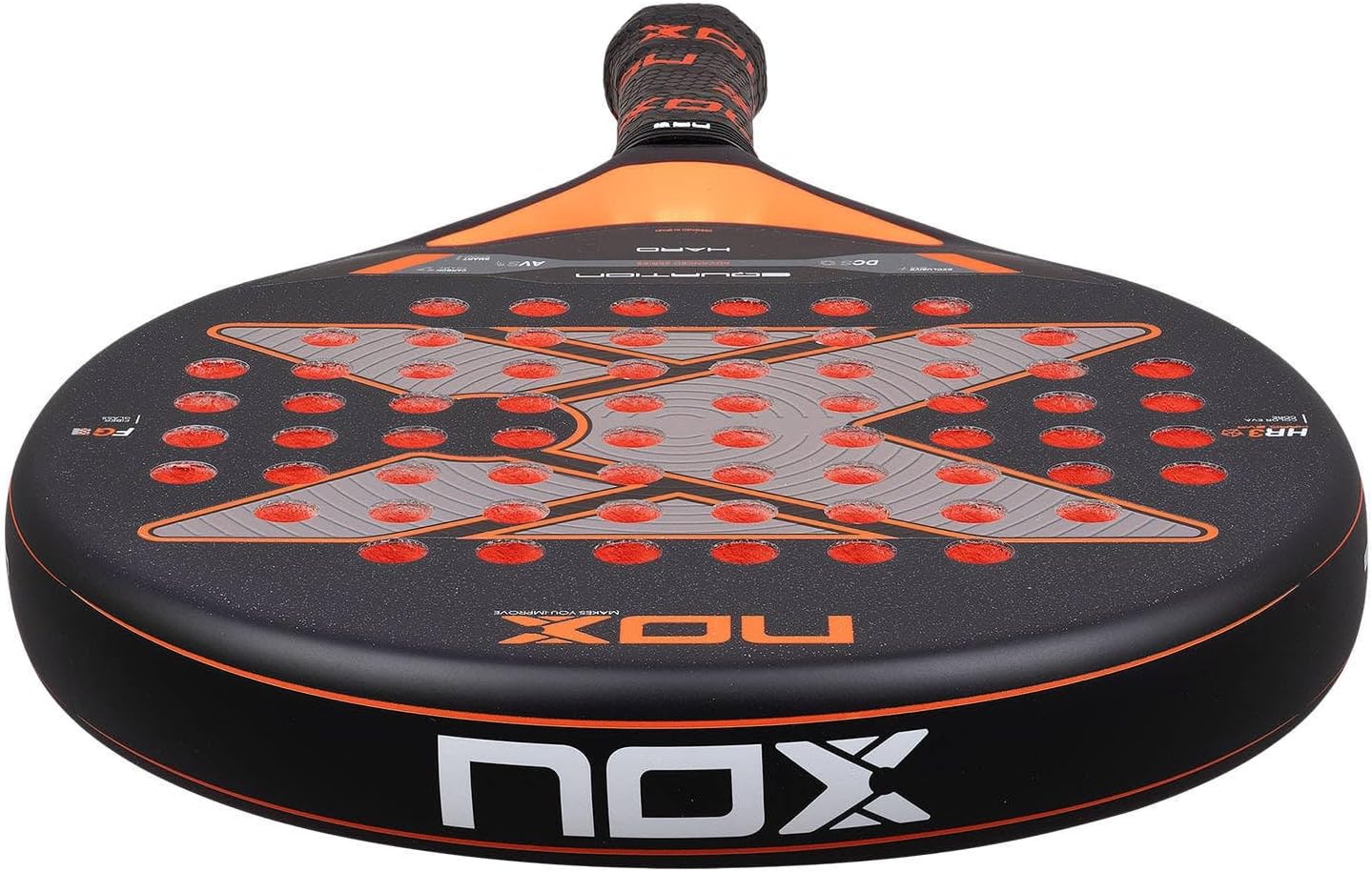 NOX Raqueta de pádel Ecuación Hard 2026 | Pala Padel de Forma Redon...