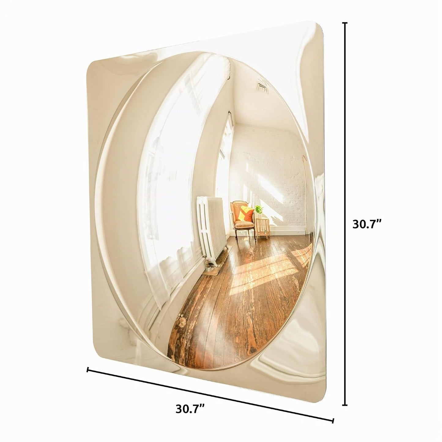 Spark &amp; Wow Espejo sensorial de pared para niños pequeños, giga...