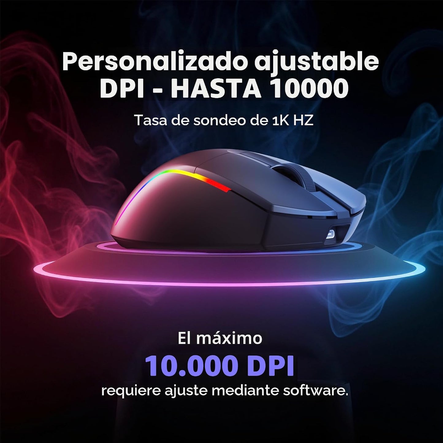 Redragon S107KS - Teclado y mouse inalámbricos para juegos, retroil...