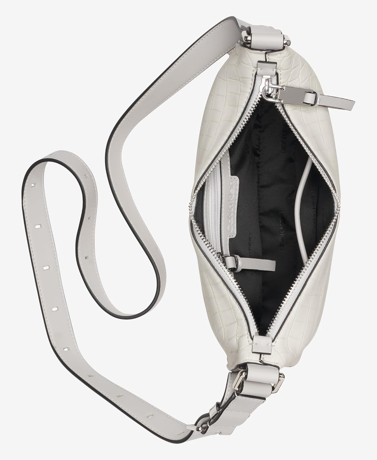 Calvin Klein Max Top - Bandolera con cremallera para mujer