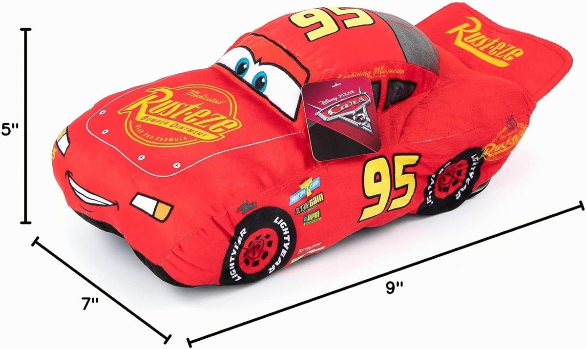 Disney Pixar Cars 3 Almohada de Peluche Rellena Lightning McQueen R...