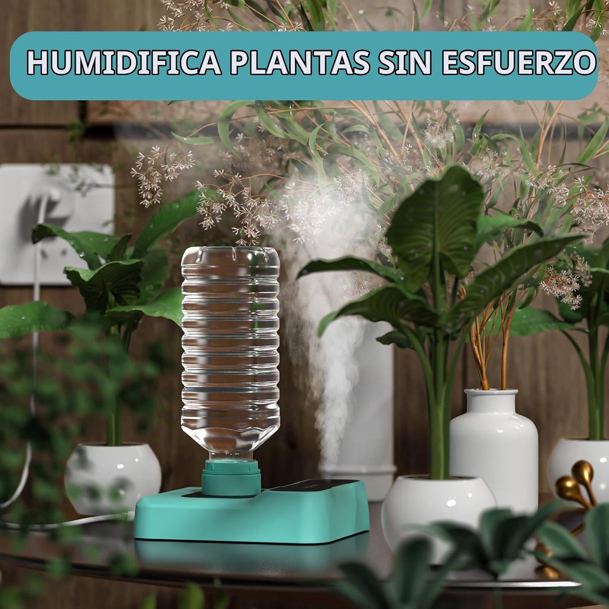 HOMDIS Humidificador de viaje, pequeño humidificador portátil para...