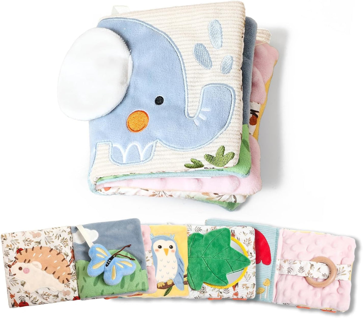 let's make Libros suaves de elefante para bebés de 0 a 6 a 12 m...