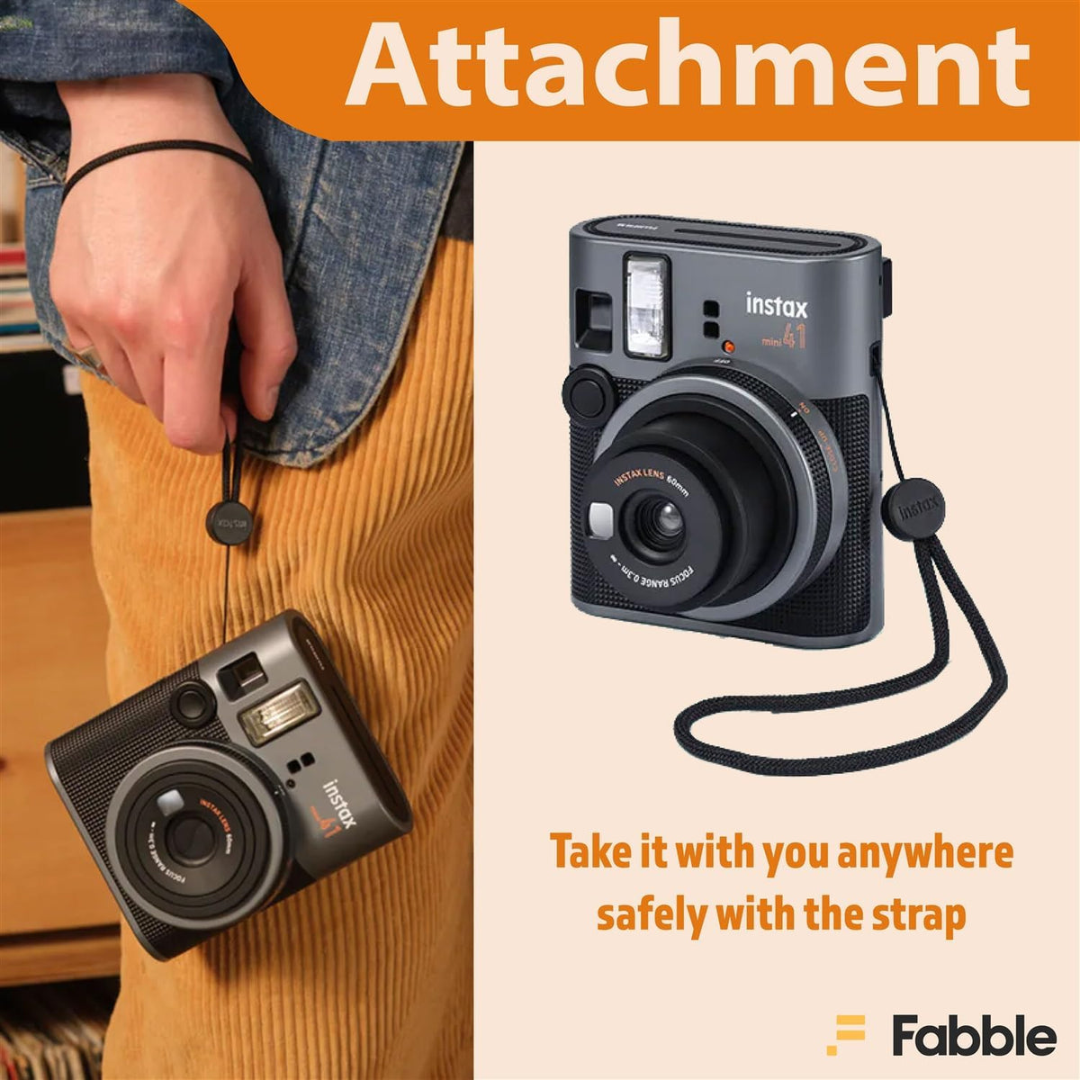 Fujifilm Instax Mini 41 Paquete de cámara de película instantánea c...