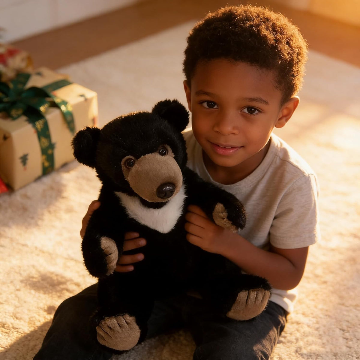 YUKOUQIAN Peluche de oso de sol de 8 pulgadas para niñas y niños de...