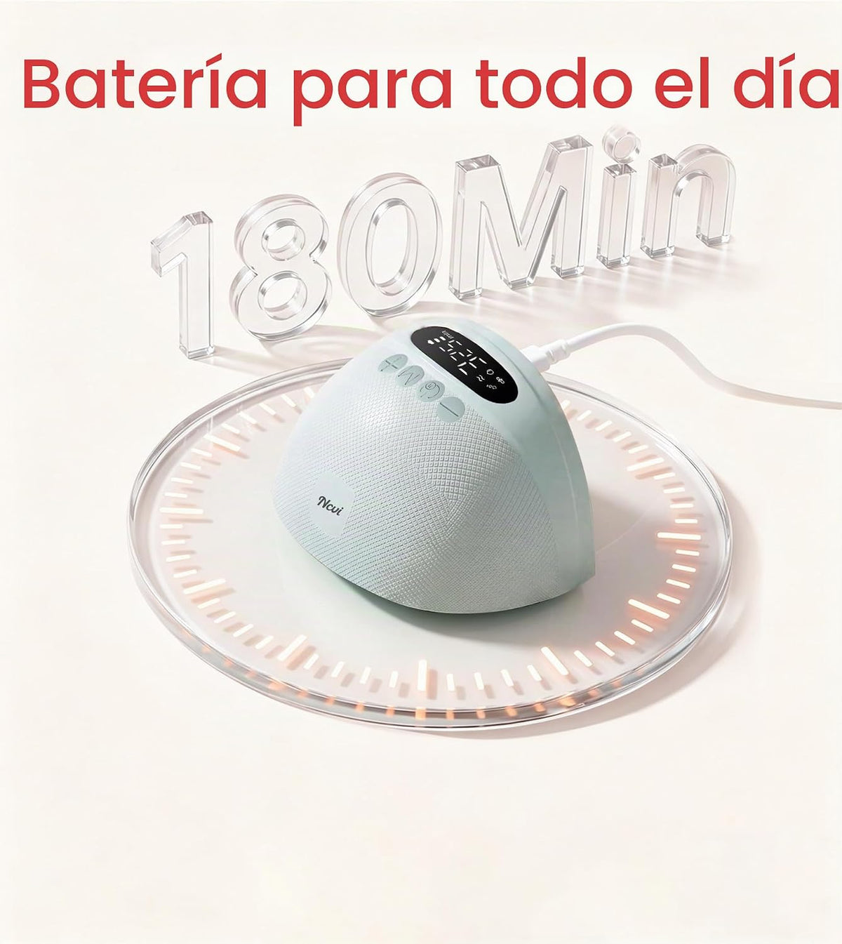 NCVI Extractor de leche manos libres, sacaleche eléctrico portátil...
