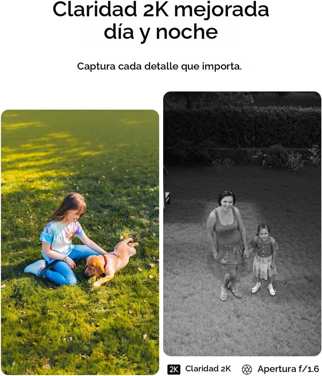 eufy Security SoloCam E30, paquete de 2, cámara de seguridad solar...