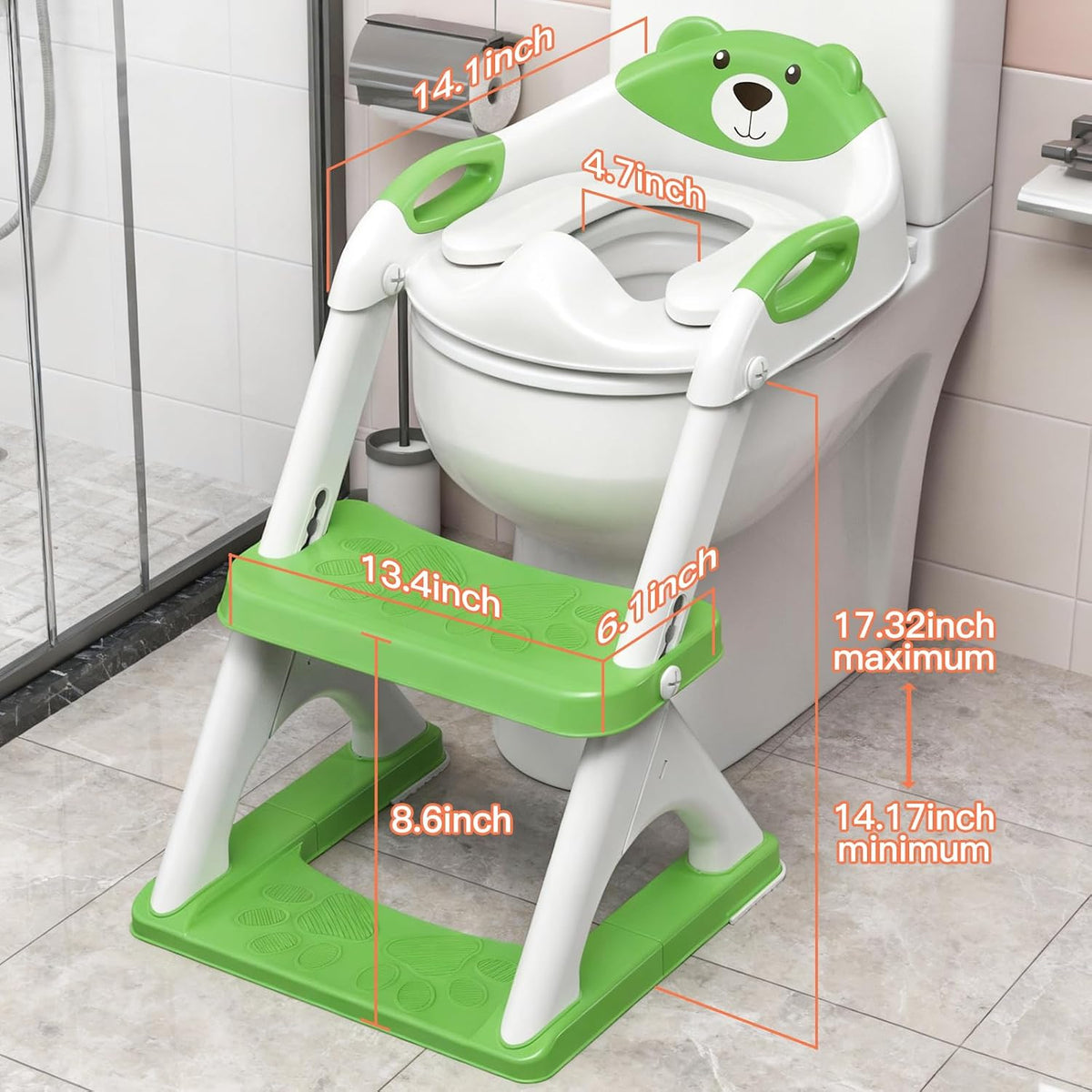 Inodoro de entrenamiento para ir al baño para niños pequeños, asien...