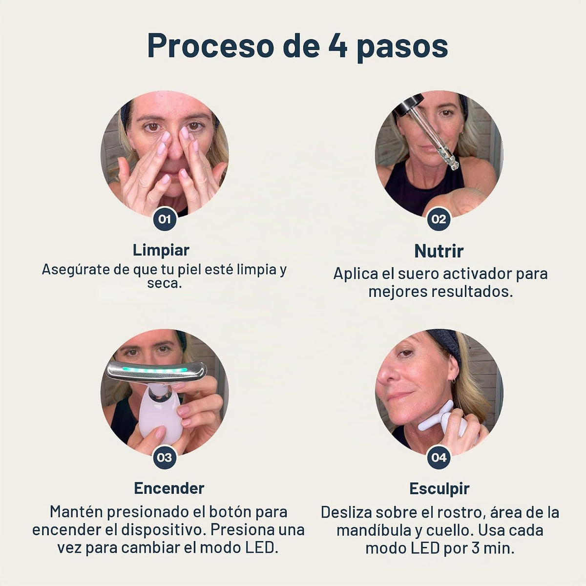 Masajeador facial Renewa Skin's RenewaLift | Dispositivo de belleza...