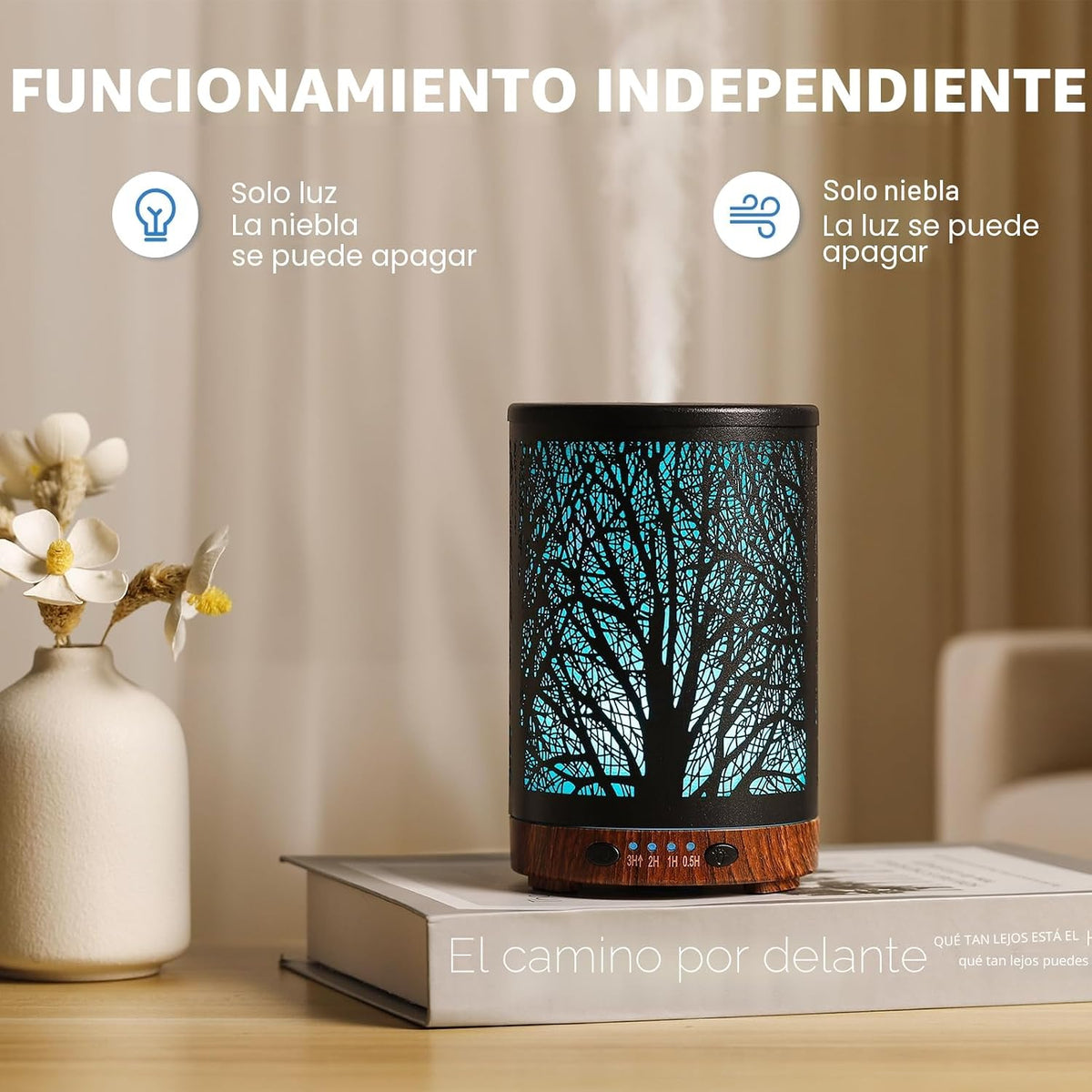 Joyolo - Difusor de aceite esencial de 120 ml, difusor de aromatera...