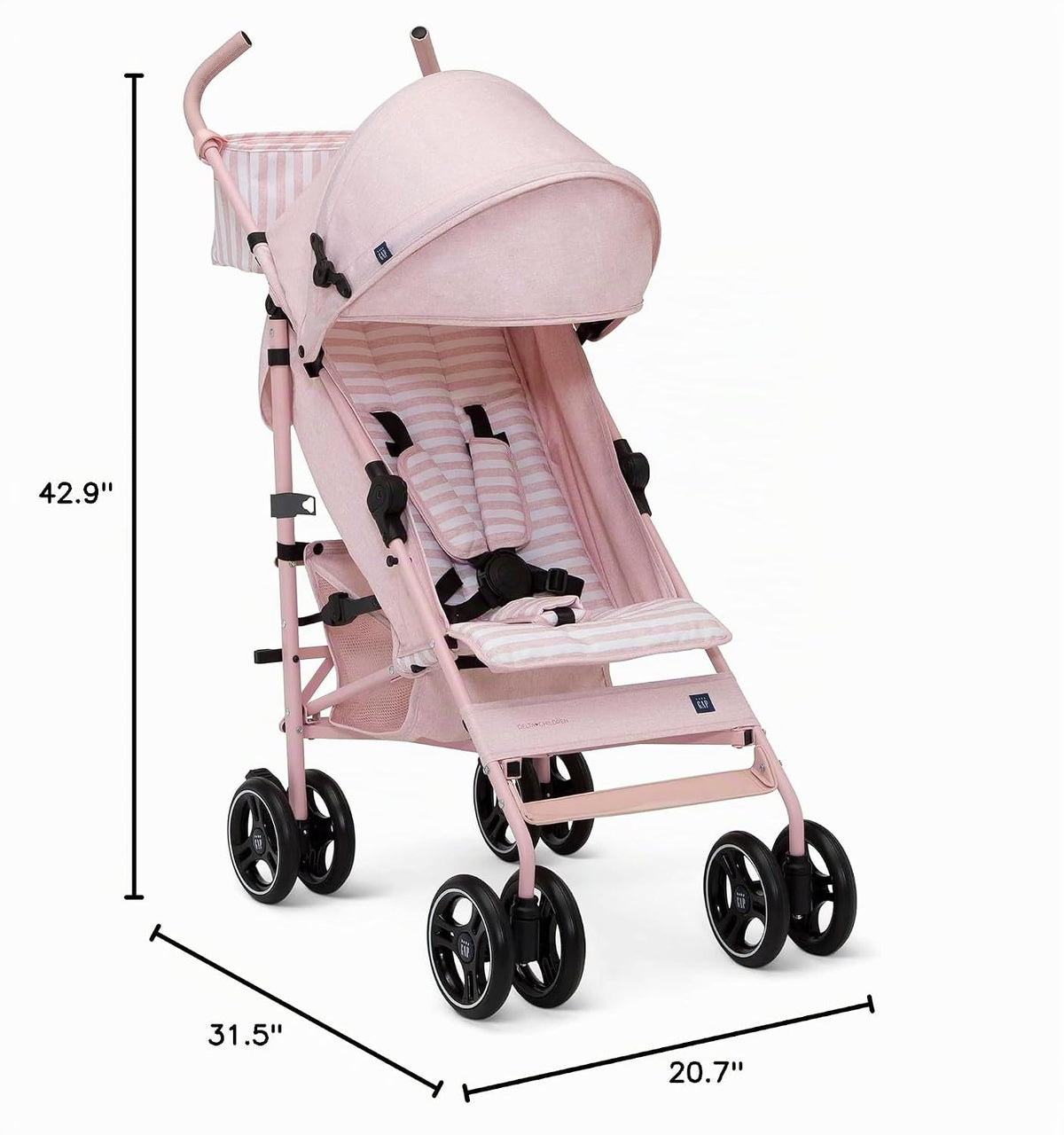 babyGap Classic Stroller - Cochecito ligero con reclinación, plegad...