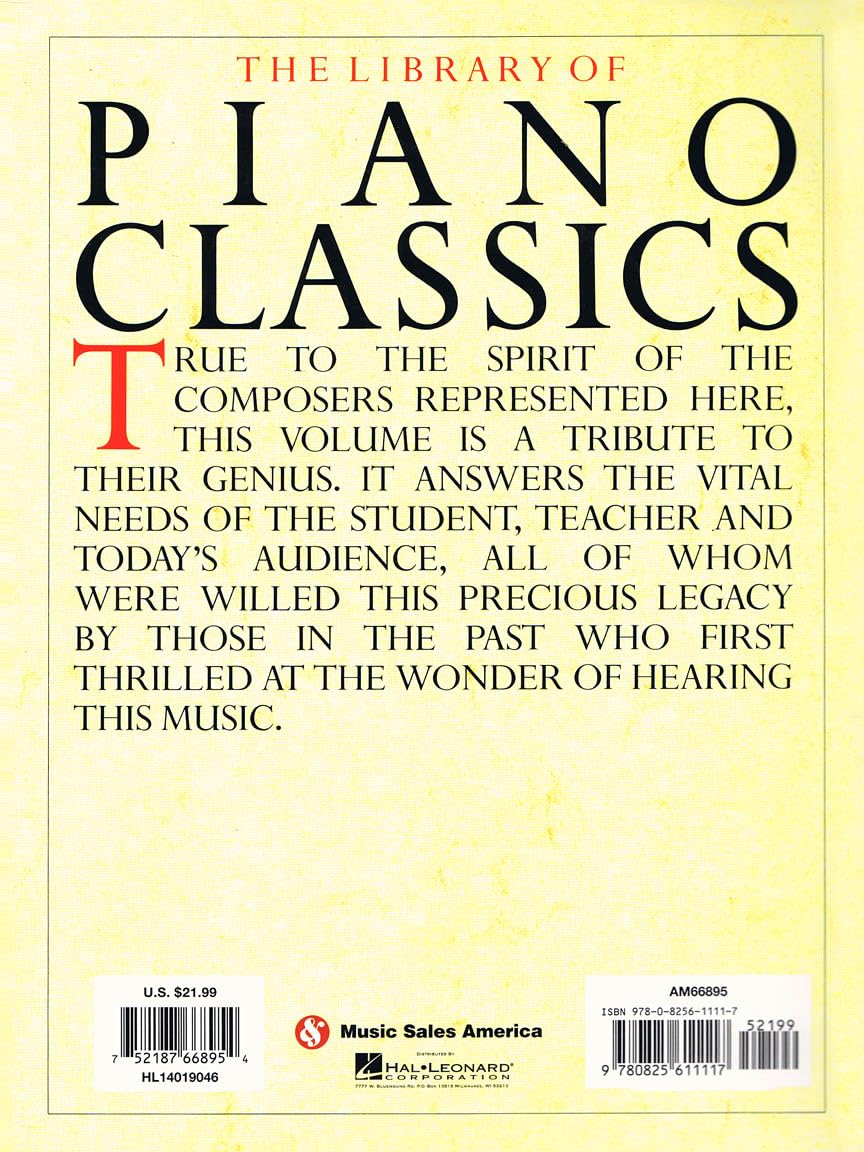 Biblioteca de clásicos del piano | Colección de piezas famosas para...